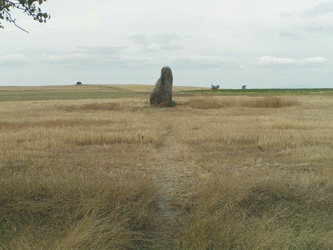 Menhir Drahomyšl, ©Archäologie & Reisen