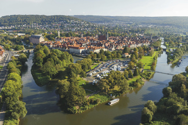 Deutschland - Hann Münden - Zusammenfluss von Werra & Fulda , ©Hann. Münden Marketing GmbH