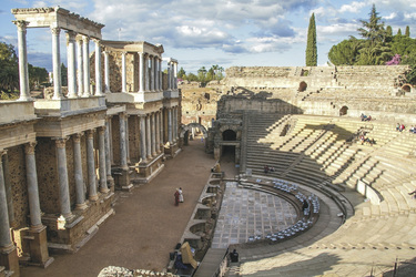 Spanien - Merida - Amphitheater, ©Miguel Bañuls Benavent auf Pixabay