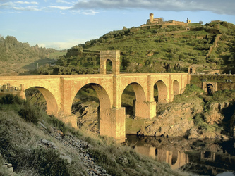 SPANIEN Alcantara, römische Brücke, Via Augusta