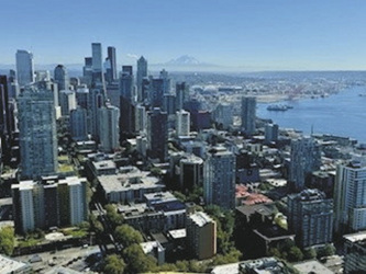 Ausblick Space Needle auf Mt Rainer, ©Karawane