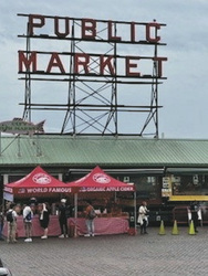 Eingang Pike Place Market Seattle, ©Karawane